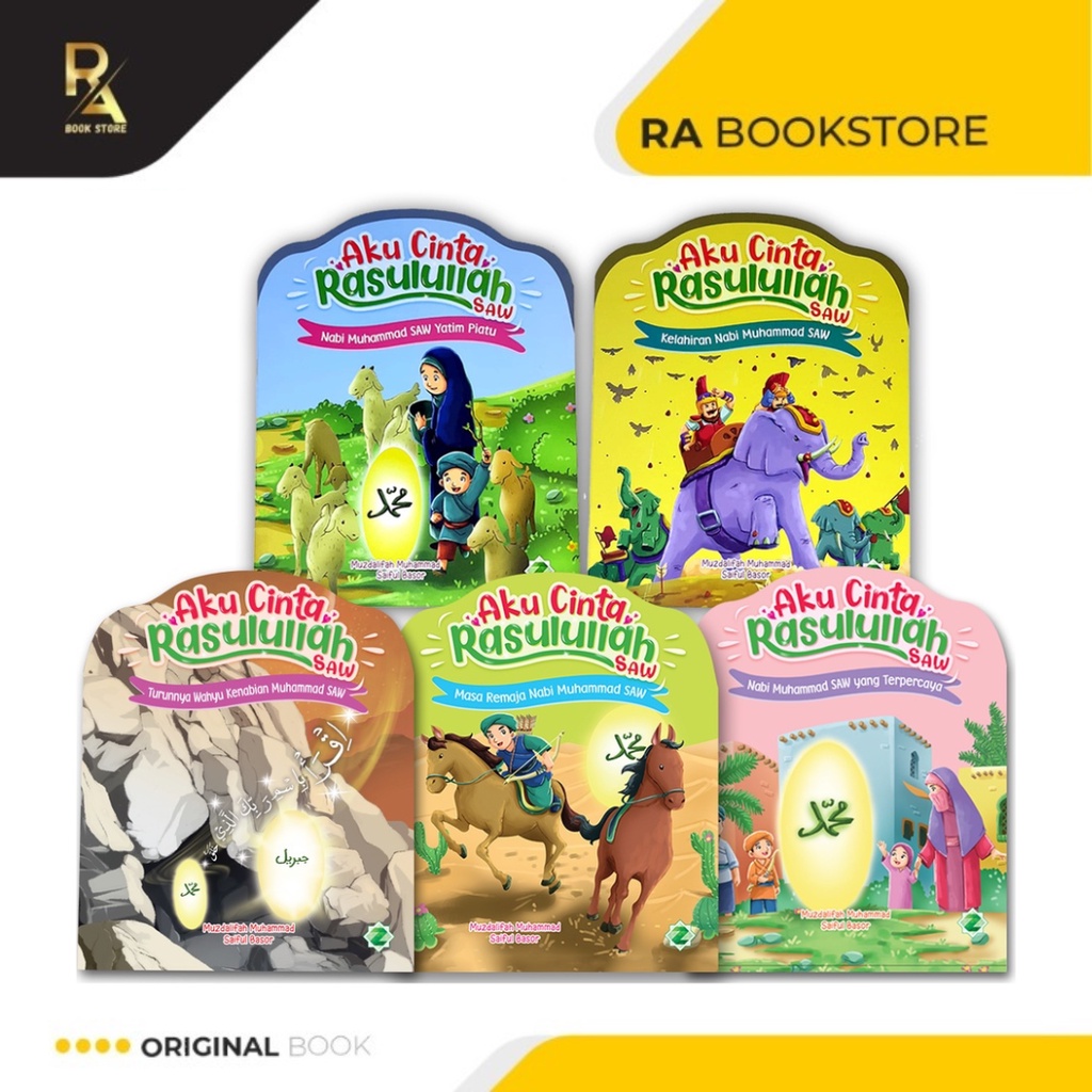 Buku Anak Islami - Seri Aku Cinta Rasulullah SAW - Cerita Bergambar