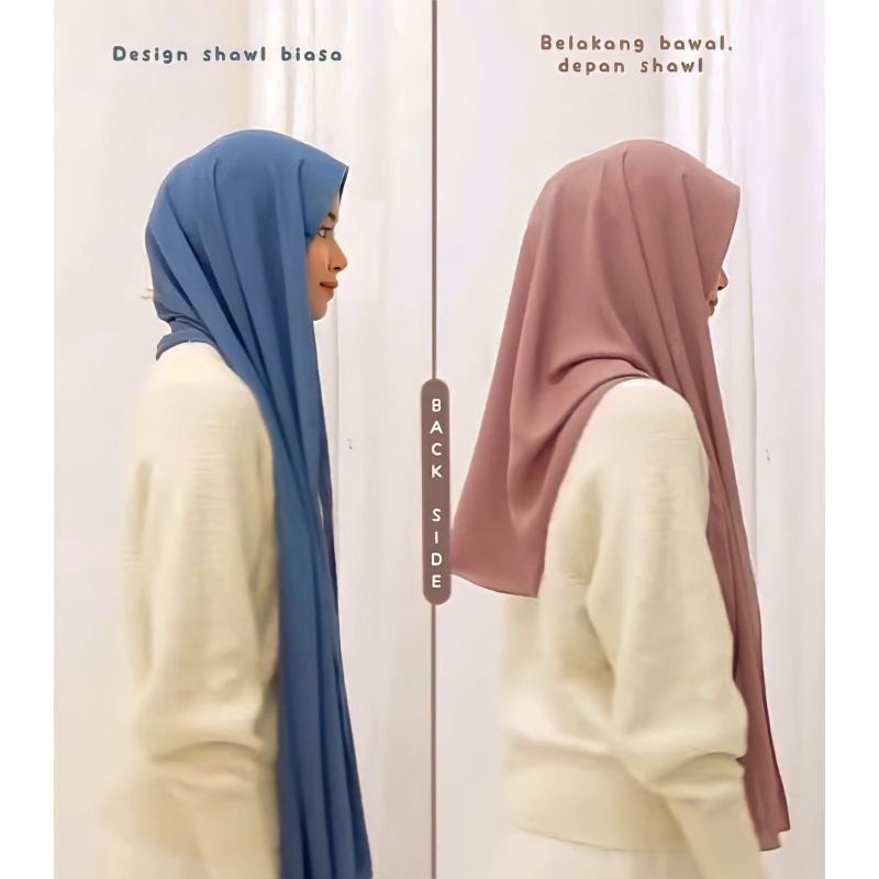 Pashmina Oval Curve | Pashmina Malay Ceruty Babydoll Premium