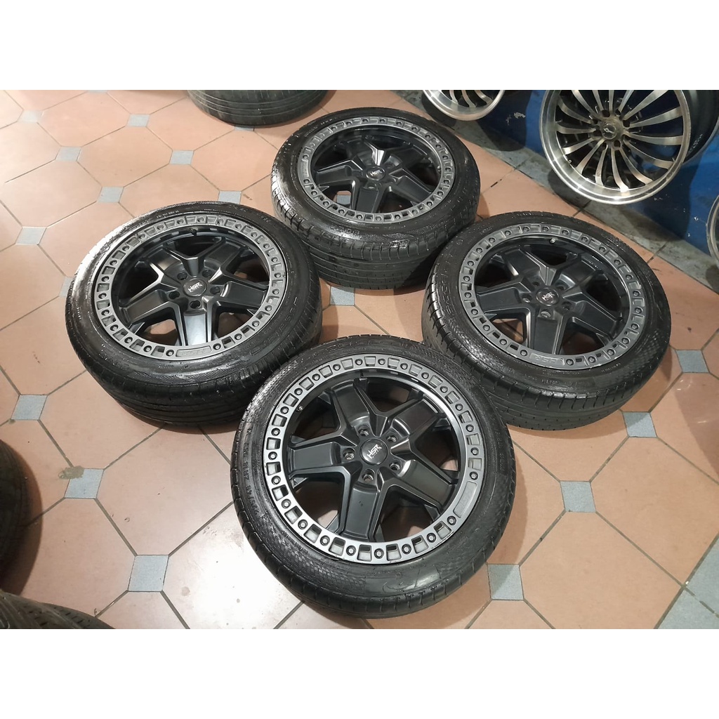 Velg Mobil Ring 18 Bekas Hsr Wolwal Pcd 5x114,3 Plus Ban