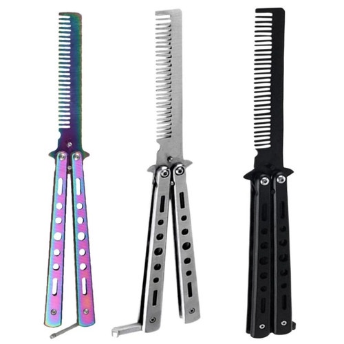 Sisir Besi Balisong Knifezer - Sisir Lipat Balisong Butterfly