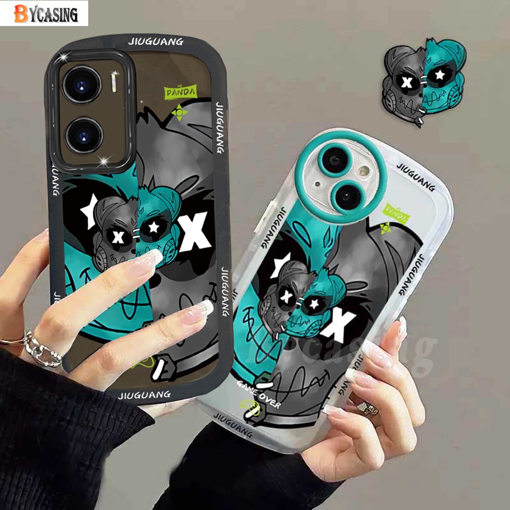 Casing TPU OPPO A57 2022 A17 A77S A15 A15s A16 A16K A16e A54 A53 A12 A5S A7 A3S A12E A31 A52 A83 A92 A37 F7 F9 A1K Motif Beruang