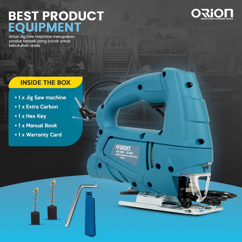 Mesin Gergaji kayu / Jig Saw Machine Orion JS65B
