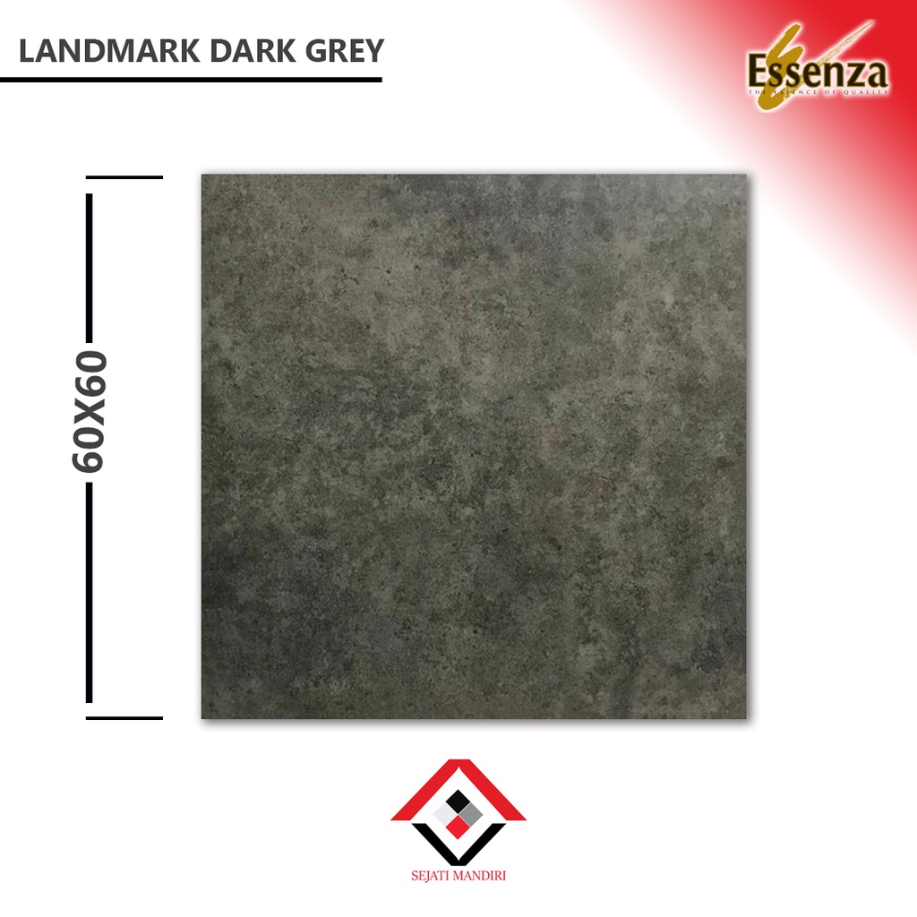 Granit 60x60 - Motif Abu - Essenza Landmark Dark Grey