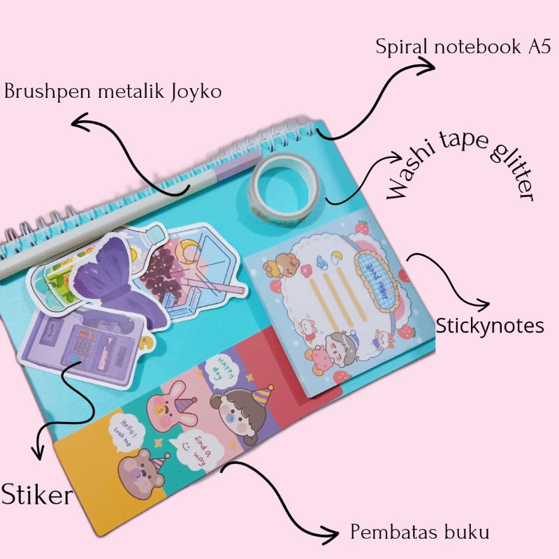 

Set stationery lucu | Journal Kit
