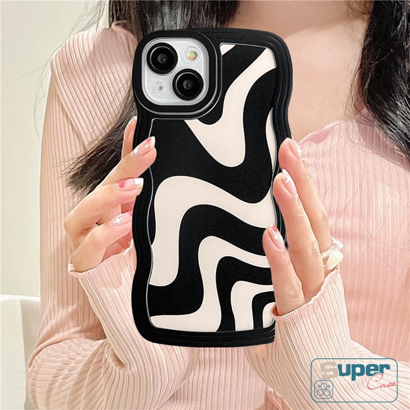 Soft Case Tpu Motif Zebra Untuk iPhone 11 Pro Max 6 6s 7 8 Plus XR X XS Max 13 12 14 Pro Max 14 Plus SE 2020