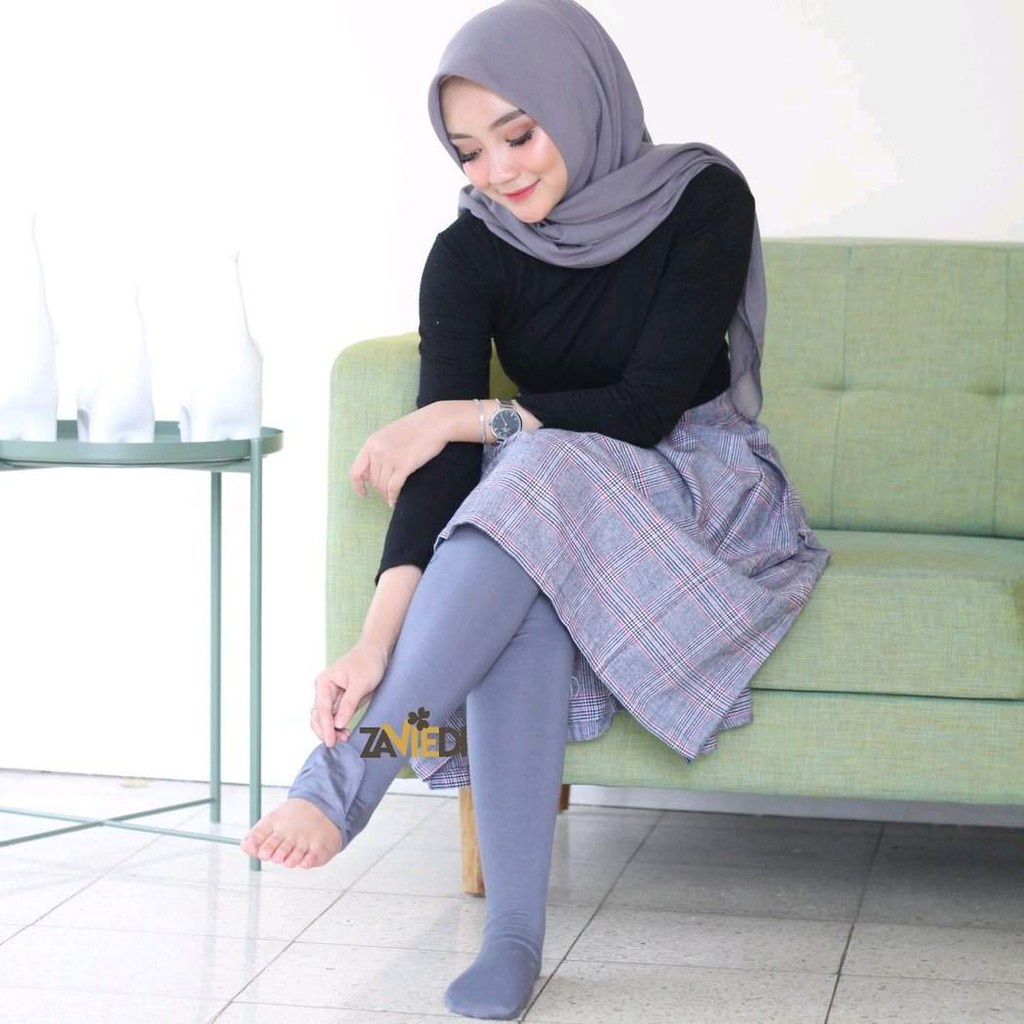 Legging wudhu wanita jumbo polos BB 45-85kg BiG size premium