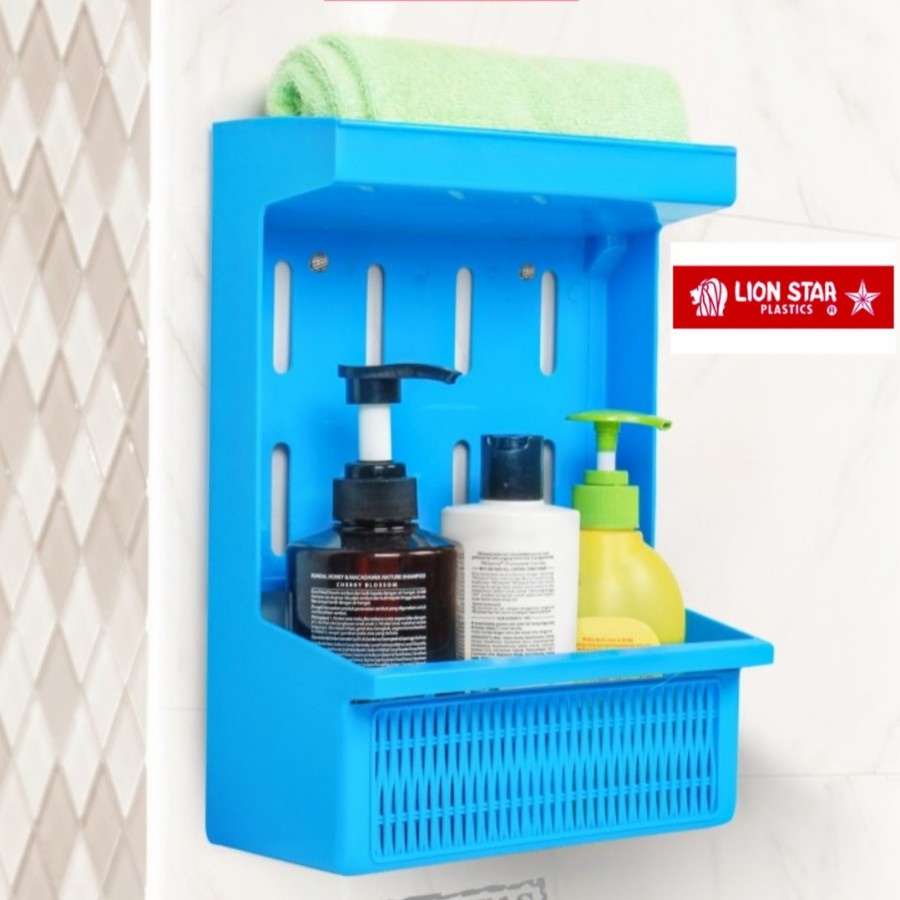 Rak Gantung Kamar Mandi Caddy Stand Lion Star TS-15 / Rak Gantung Dapur