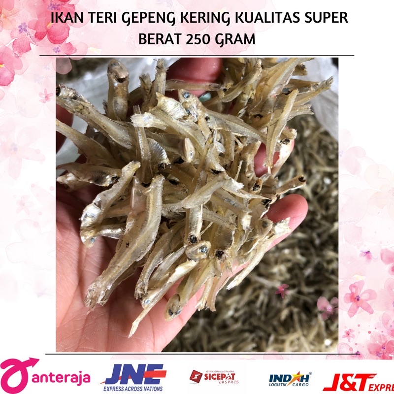 

IKAN TERI GEPENG ATAU TERI ASAM KERING KUALITAS SUPER DARI TANJUNG PINANG BERAT 250 GRAM