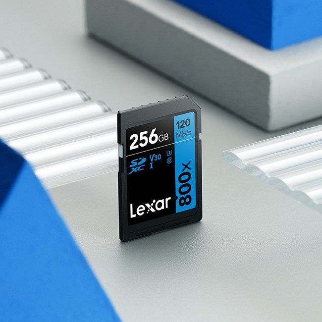 SD Card SDHC Lexar High-Performance 800x 256GB RW up to 120