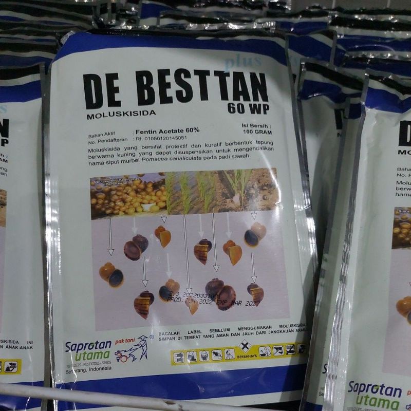 de besttan 100gram debestan obat keong obat keong sawah
