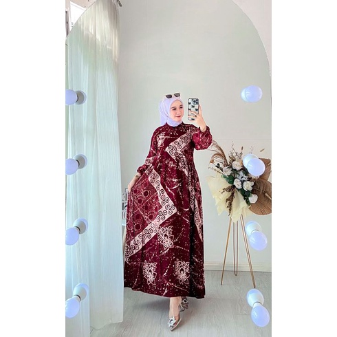 BISMILLAH GAMIS TWILL ORI PREMIUM / HOMEY DRESS / CANDI  MEKAR / TWILL GAMIS