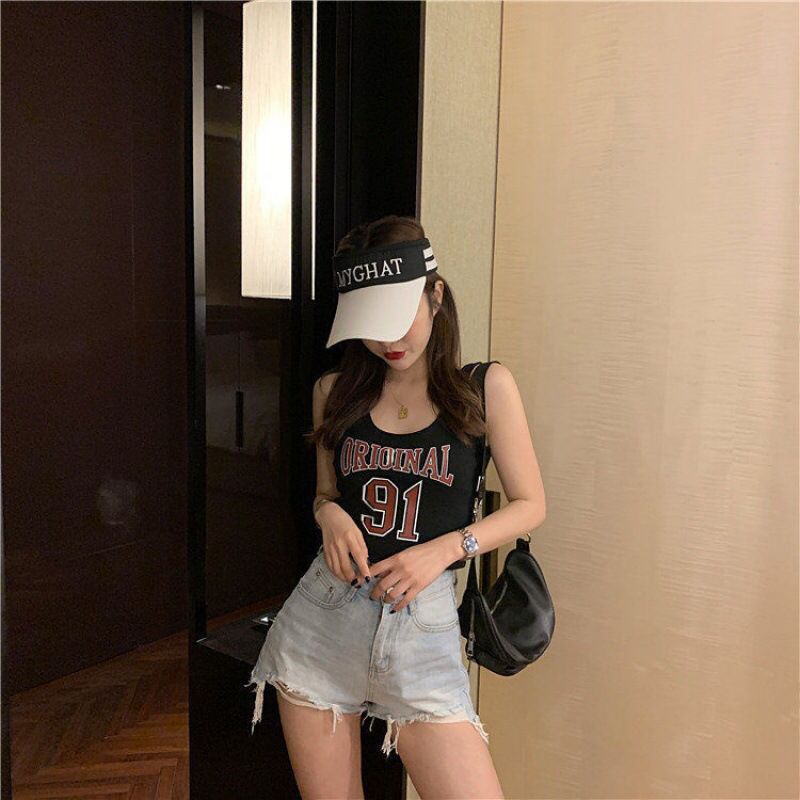 Nicebra Crop Top/Tank Top Rajut Wanita Import Style Korea 4022