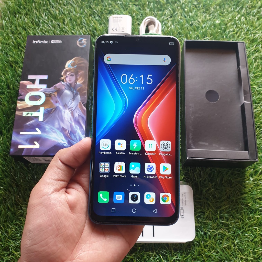 INFINIX HOT 11 SECOND 4/64GB HP SECOND HANDPHONE SECOND HP SEKEN HP BEKAS HP MURAH