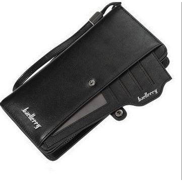 DOMPET PANJANG WANITA BAELLERRY ORIGINAL IMPORT KULIT HITAM KABILA WA592B5 PREMIUM KOREA BESAR SLOT KARTU RESLETING UANG KOIN TALI PENDEK FASHION BRANDED KEKINIAN