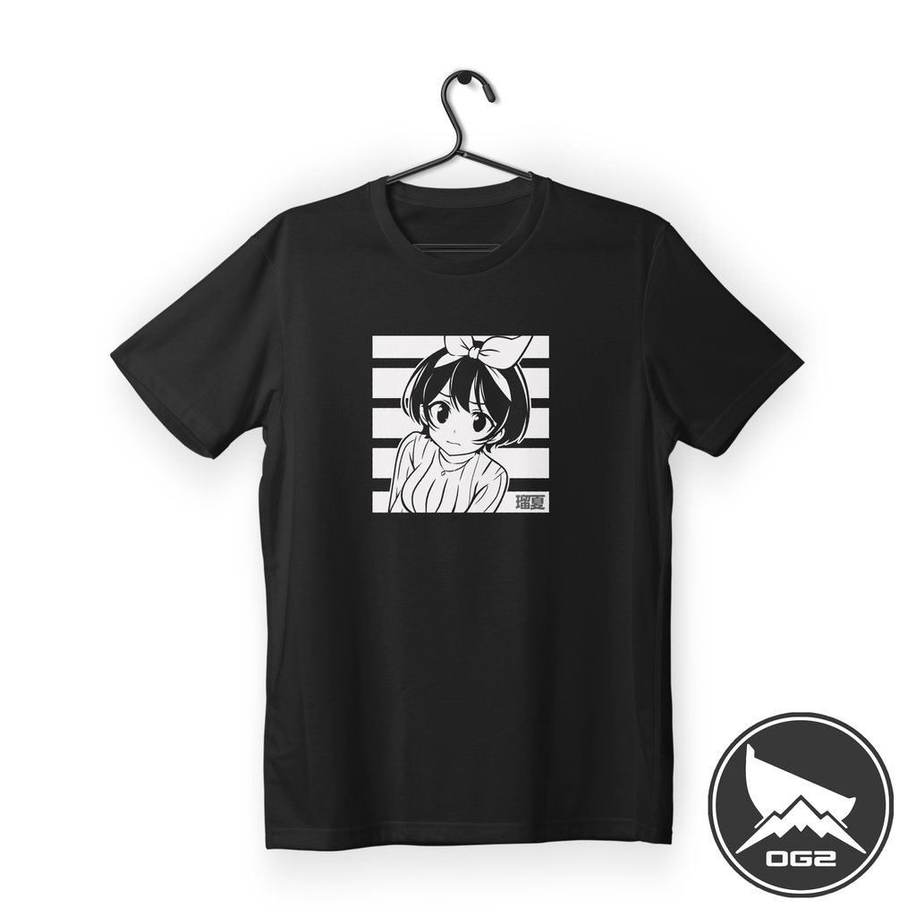 kaos anime Ruka Sarashina cute waifu kanojo okarishimasu A243 baju OG2 2A A