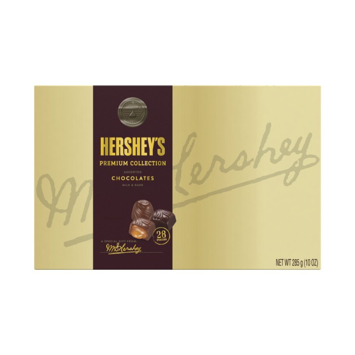 

HERSHEY'S Hershey Assorted Chocolate Milk & Dark Candy Permen Cokelat