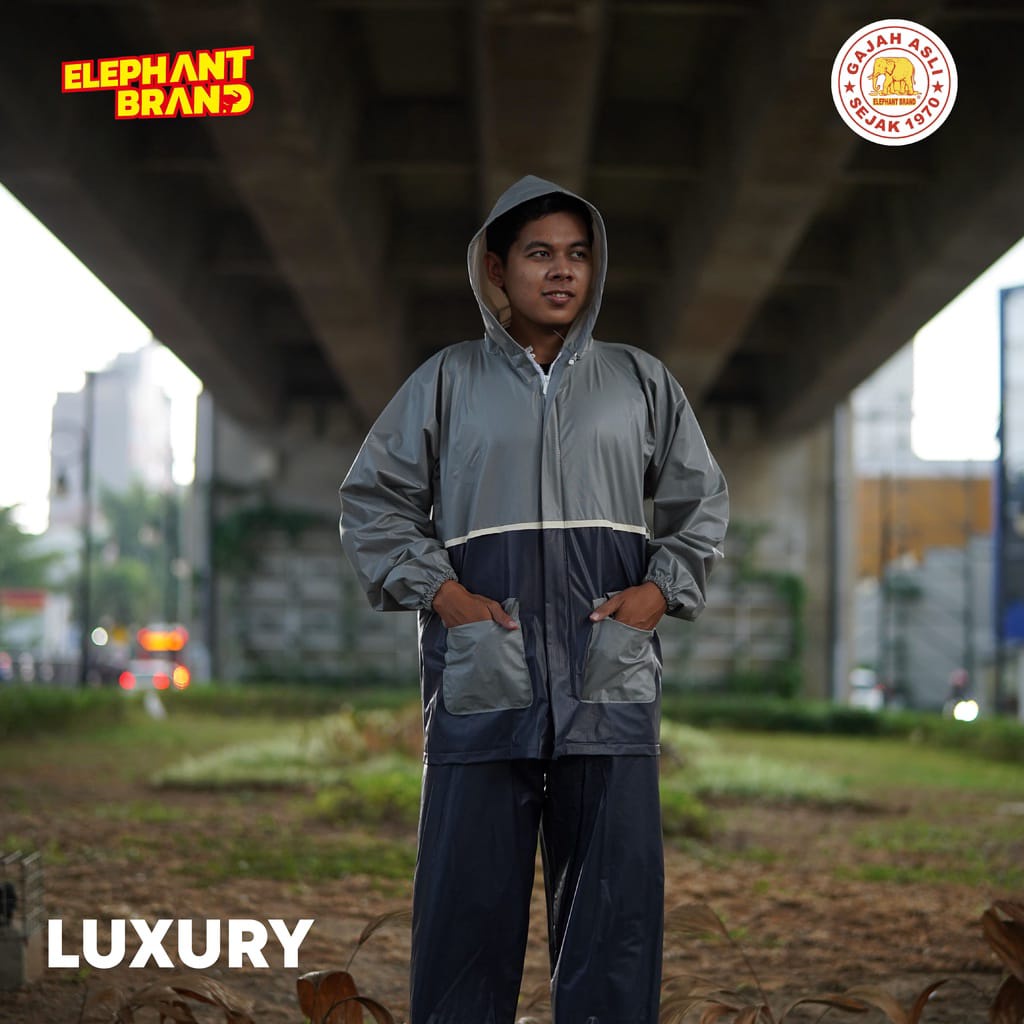 JAS HUJAN ELEPHANT LUXURY (BAHAN LEBIH TEBAL)