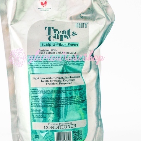 ☀️Glamouroseshop☀️ Inaura Treat And Care Conditioner / SHAMPOO  ( NEW ) 1000ml ( Refill )