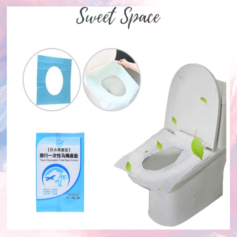 TISSUE SEAT COVER ALAS DUDUK KLOSET TISSUE PORTABLE TISU TATAKAN WC KERTAS PAPER PLASTIK CLOSET [SWEETSPACE]