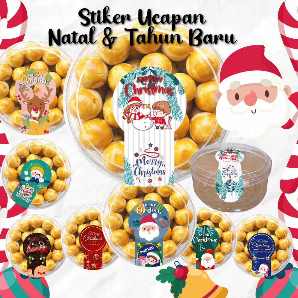 

Stiker Natal dan Tahun Baru / Stiker Merry Christmas / Stiker Natalan / Stiker Toples Tahun Baru / Stiker Christmas / Sticker Natal Merry Christmas Tahun Baru / Cetak Sticker Custom Natal / Sticker Label Segel Toples Natal / Stiker Toples Lebaran