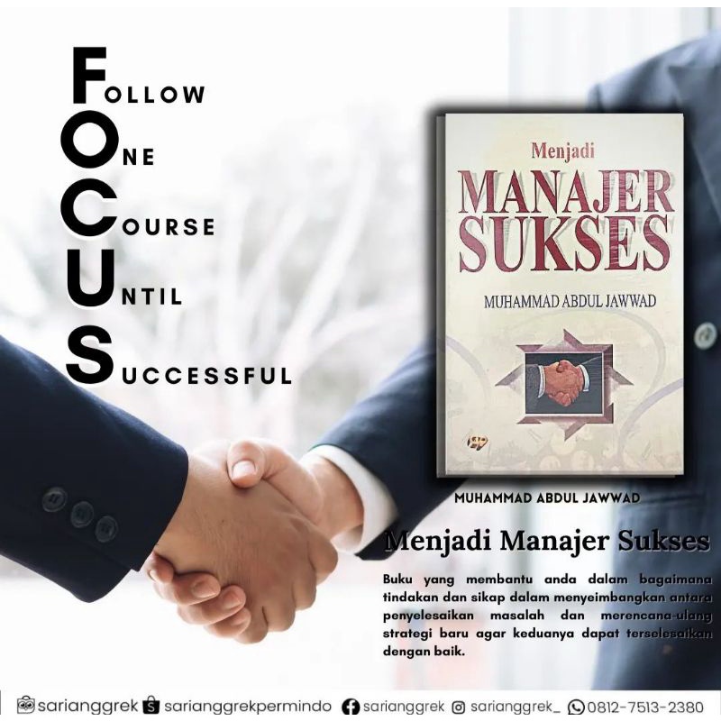 Buku MENJADI MANAJER SUKSES