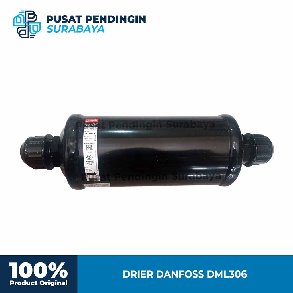 FILTER DRIER DANFOSS DML306 3/4 - Eliminator DML 306 023Z0193 - Drat