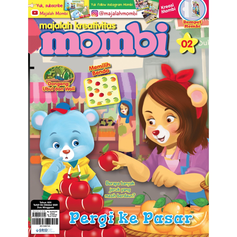 Majalah Anak Mombi Edisi Oktober 2021