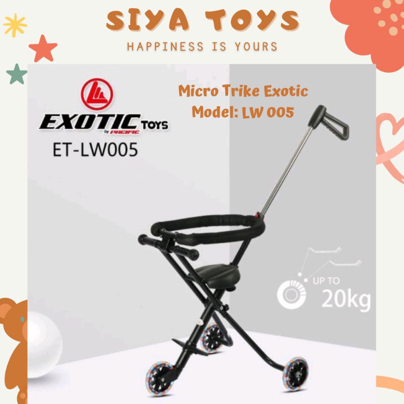 SIYA✨ FREE BUBBLEWRAP STROLLER BABY LW 005 RODA TIGA DORONGAN ANAK MIKROTRIKE EXOTIC PACIFIC LW 005