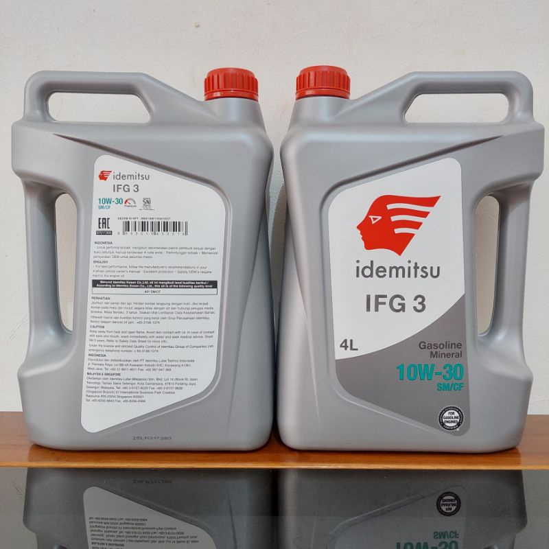 Oli Mobil Idemitsu SM CF 10W30 10W-30 10-30 10/30 10W/30 Kemasan 4 Liter