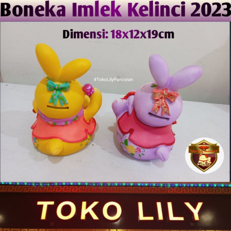 Pajangan Imlek Shio 2023 / Hiasan Imlek / Dekorasi Imlek / Patung Kelinci Imlek