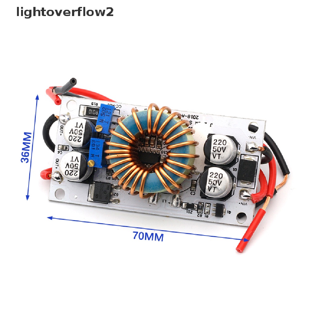 (lightoverflow2) Modul Power Supply Step Up 250W DC-DC 10A Adjustable Untuk Ard