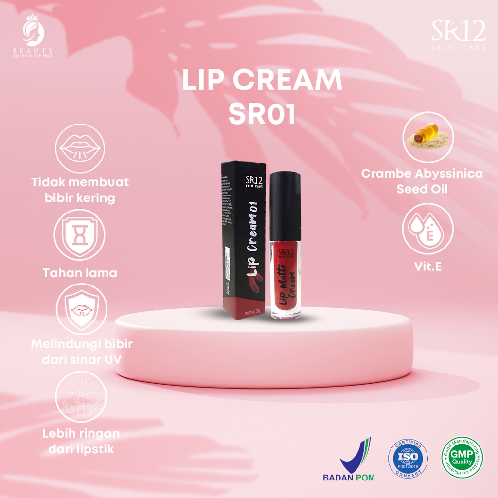 Lip Matte Cream Lip Cream Lembut Tahan Lama Lip Krim Mini Lipmatte Cream Pewarna Bibir Alami Perawatan Bibir