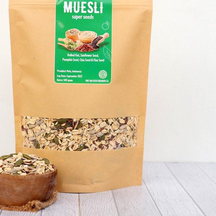 

BISA COD ✔️Mola Muesli Dried Seeds Fruits Makanan Sehat 500 gram|SQ2
