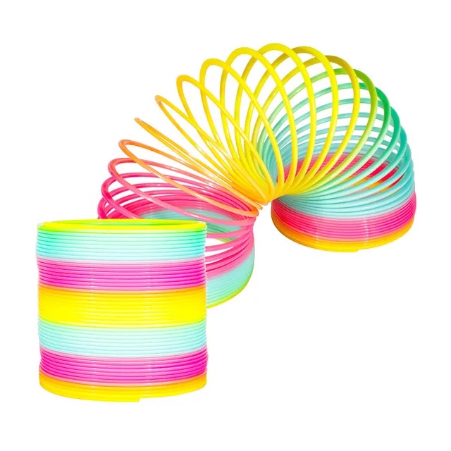 Slinky Magic Spring Rainbow Mainan Anak Kreatif