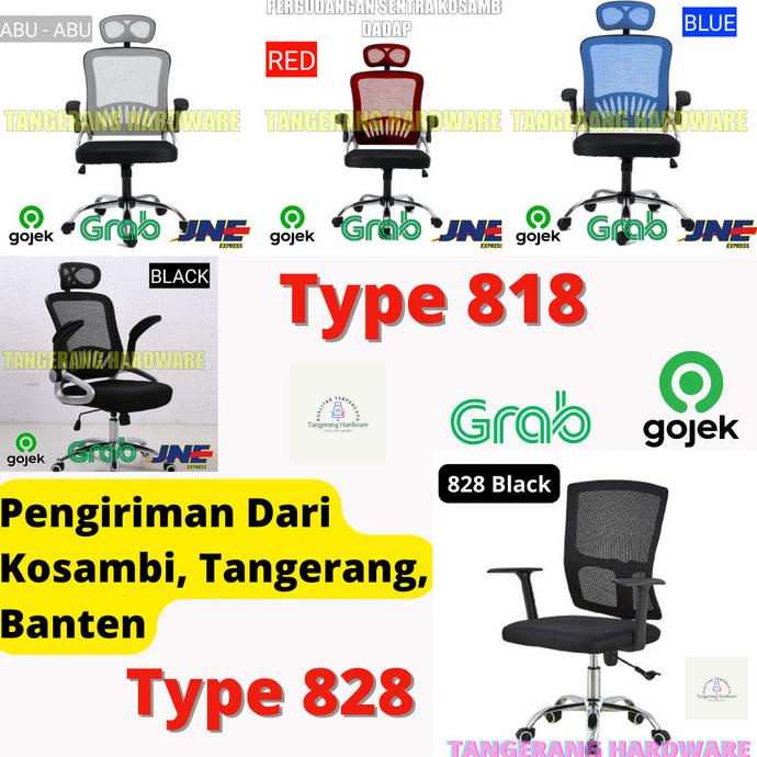 Kursi Kantor Kursi Kerja Dengan Headrest Kursi Kantor Hidrolik