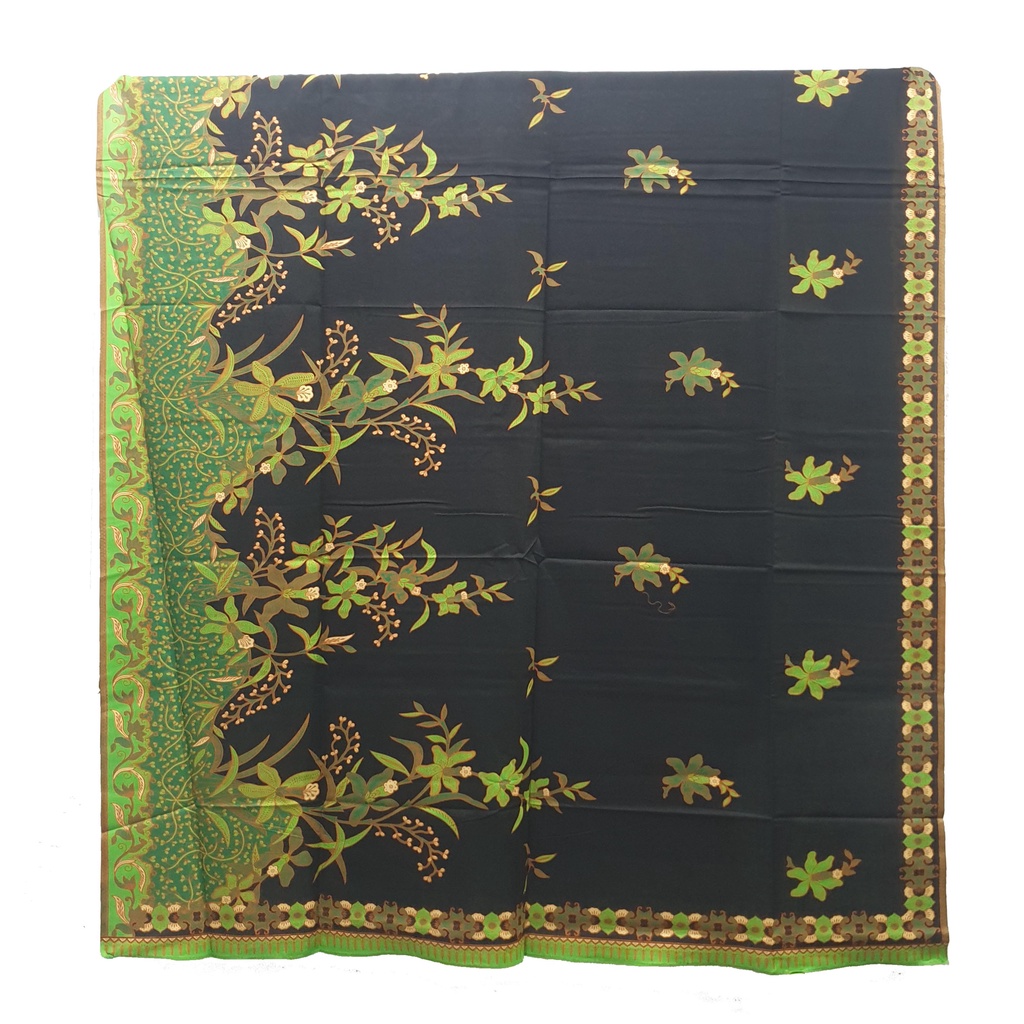 Kain Batik Unggul Jaya Hitam Manis 08 / Kain H Santoso Hitam Manis / Bahan Baju Batik