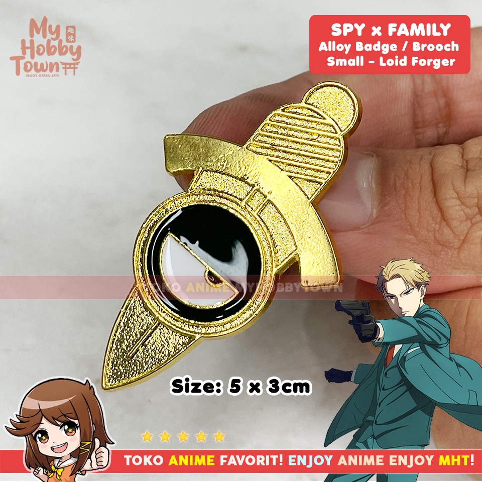 Pin Brooch Spy X Family Loid Forger Cosplay Anime