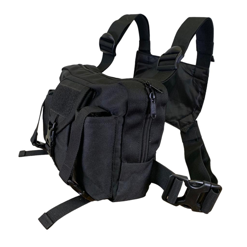 TAS DADA PRIA TACTICAL / TAS DADA TACTICAL / TAS DADA / CHEST BAG / TAS DADA BLACK ORIGINAL NEISDA / TAS DADA PRIA / ORIGINAL NEISDA WATERFALL