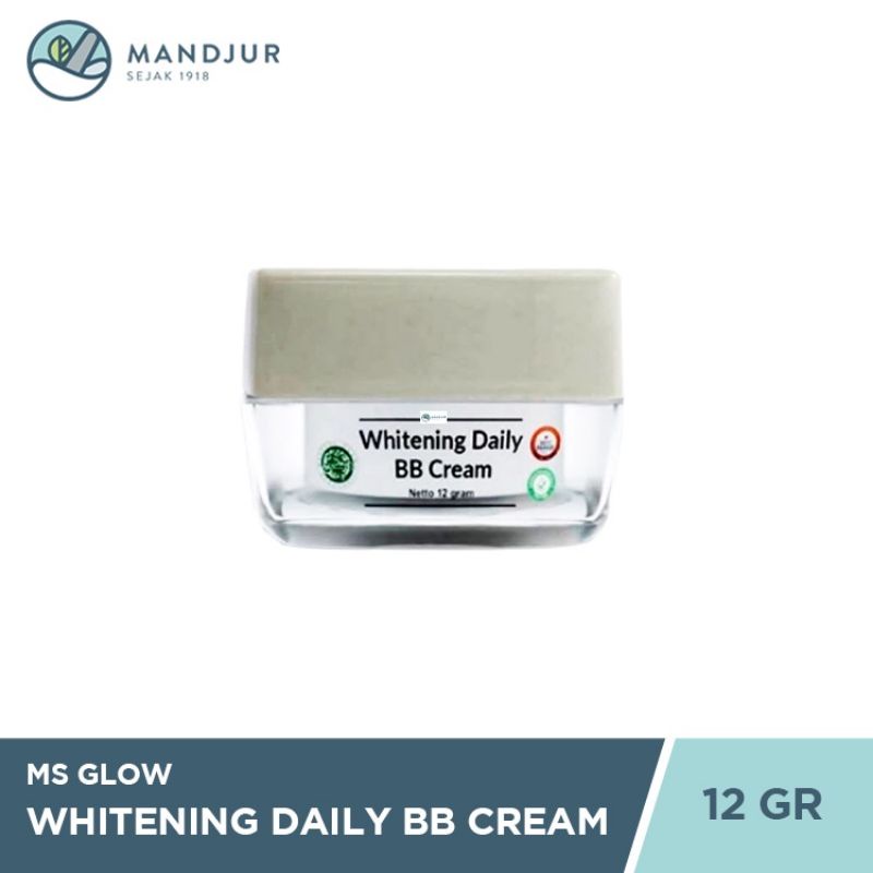 Ms Glow Whitening Daily BB Cream - Krim Dengan UV Filter