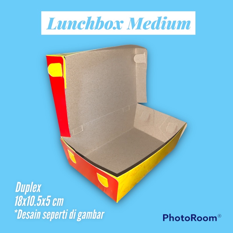 paperlunch box polos isi 30 pcs | box Nasi | Dus Ayam | Dus Nasi Universal