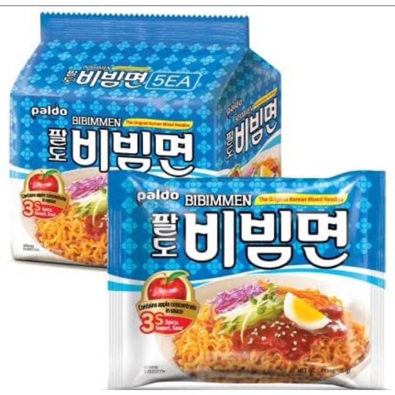 paldo bibimmen per pack isi 130 gr x 5 pcs/bibimyeon/mie Korea