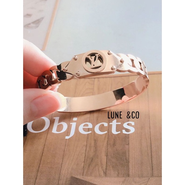 Gelang Bangle Titanium VVL - Rosegold BS174