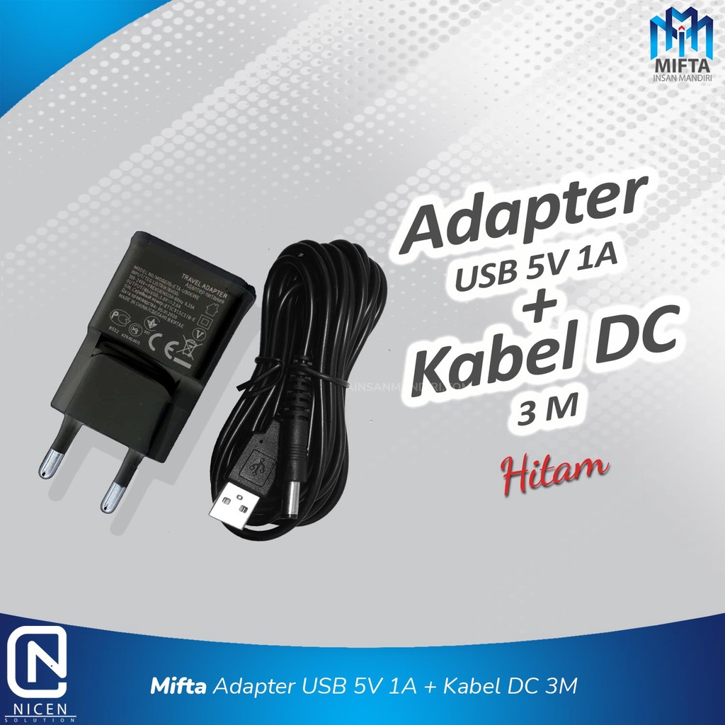 ADAPTOR 5V 1A / ADAPTOR 5W / ADAPTOR DISPENSER OTOMATIS / ADAPTOR USB TO DC