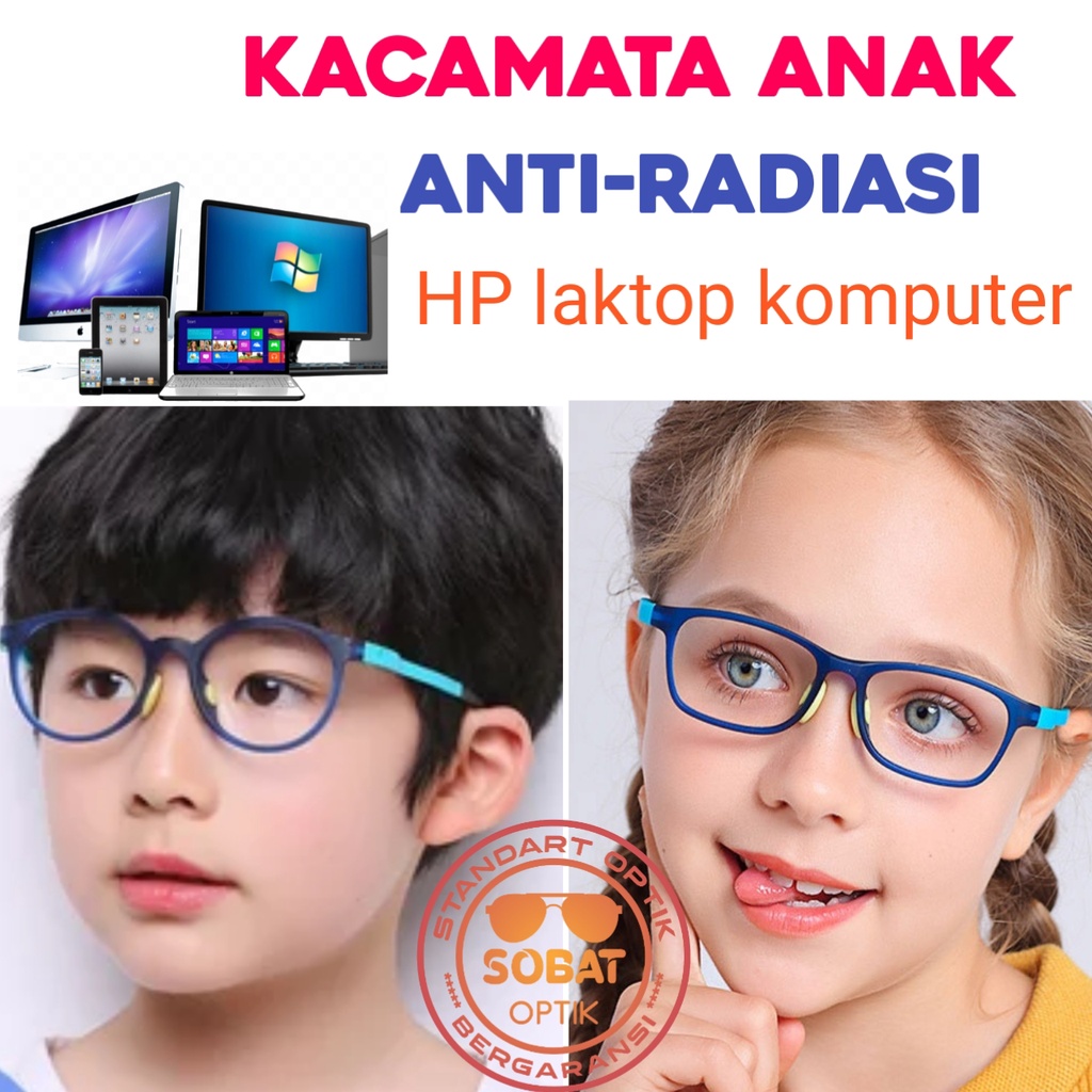 kacamata anak kacamata antiradiasi hp laktop dan komputer