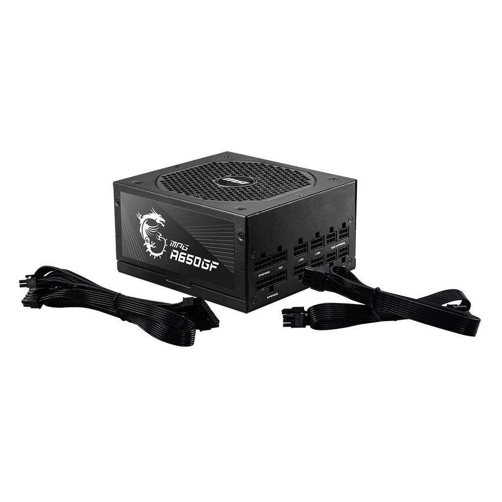 Power Supply MSI MPG A650GF 650W 80+ GOLD FULL MODULAR PSU
