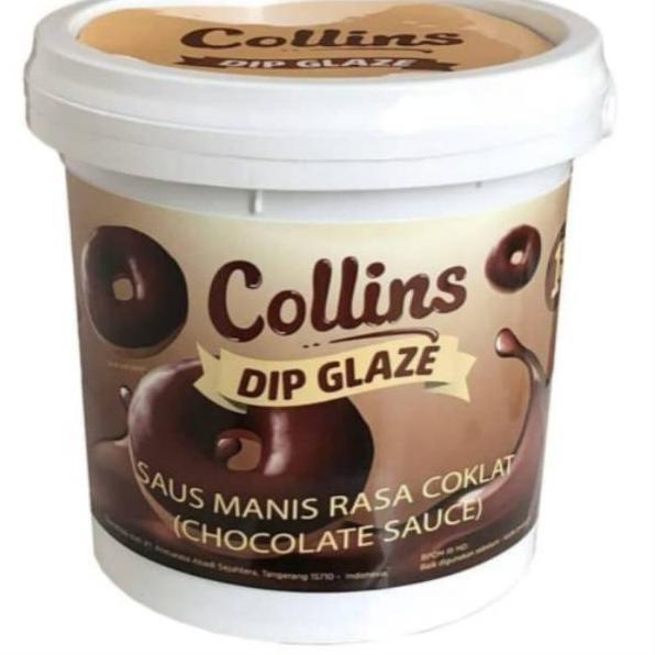 

Cuma satu hari--Collins Dip Glaze Coklat 1 kg