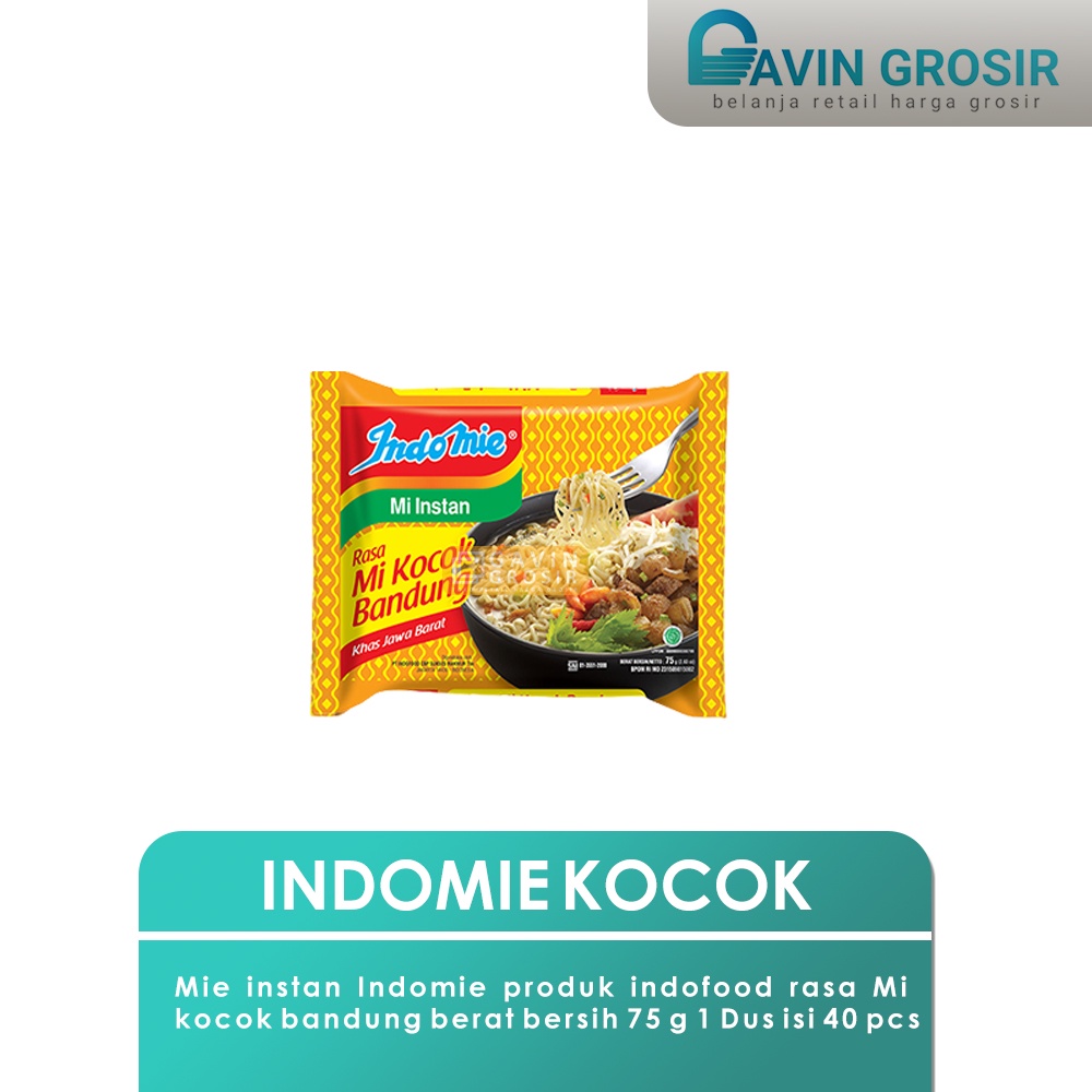 

Mie Instan Indomie Kuah Kocok Bandung