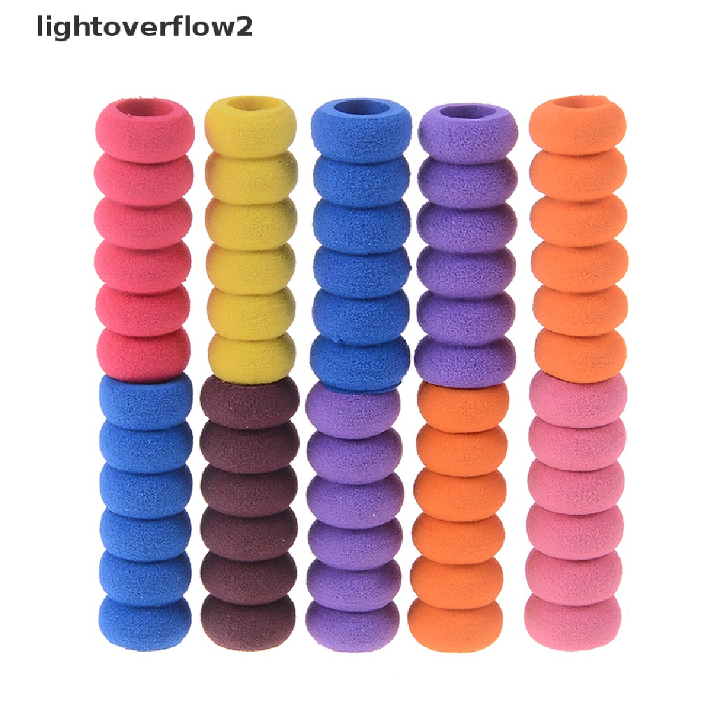 (lightoverflow2) 10pcs sleeve grip pen Bor anti slip Lembut Untuk Alat paing Berlian