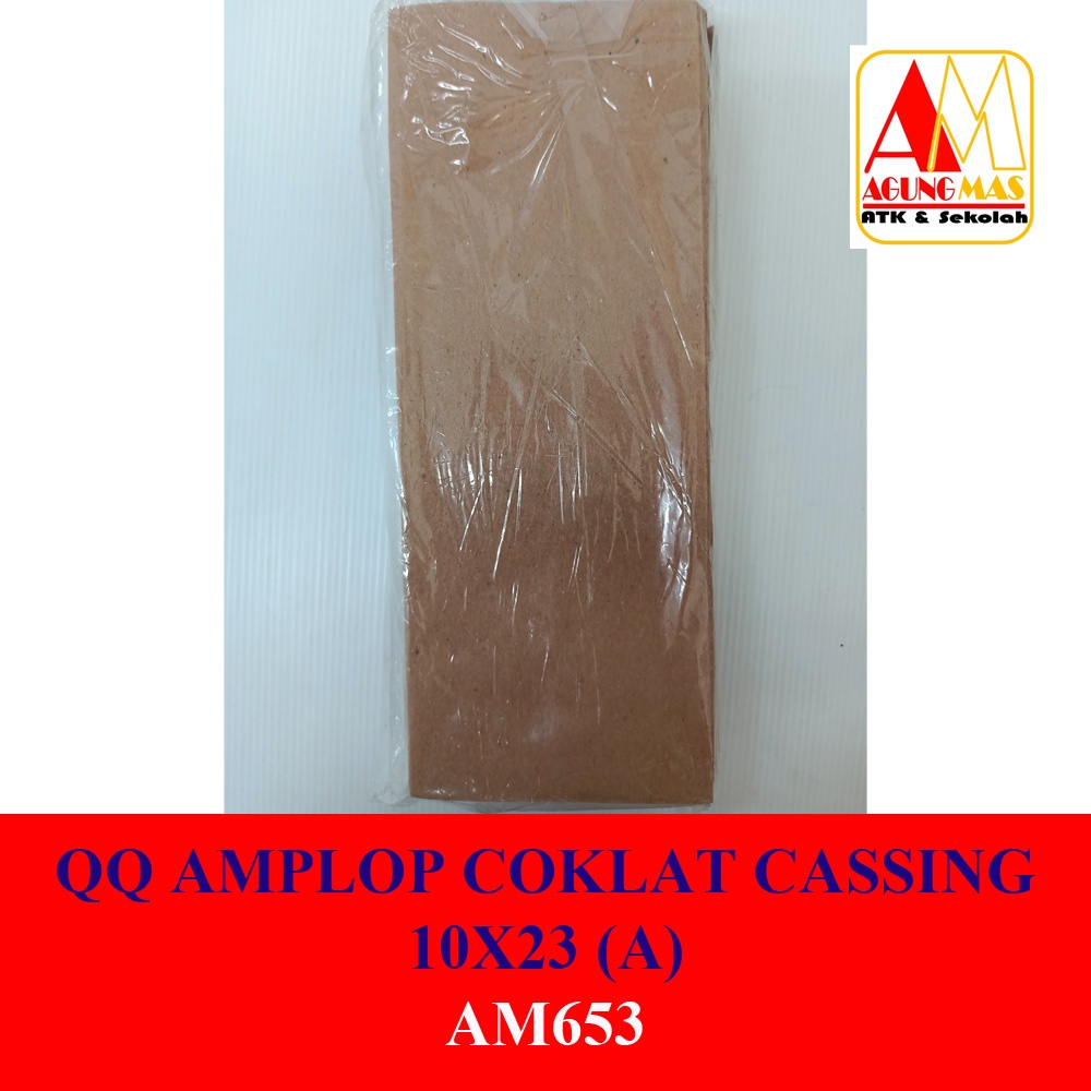 

QQ AMPLOP COKLAT CASSING 10X23 (A)