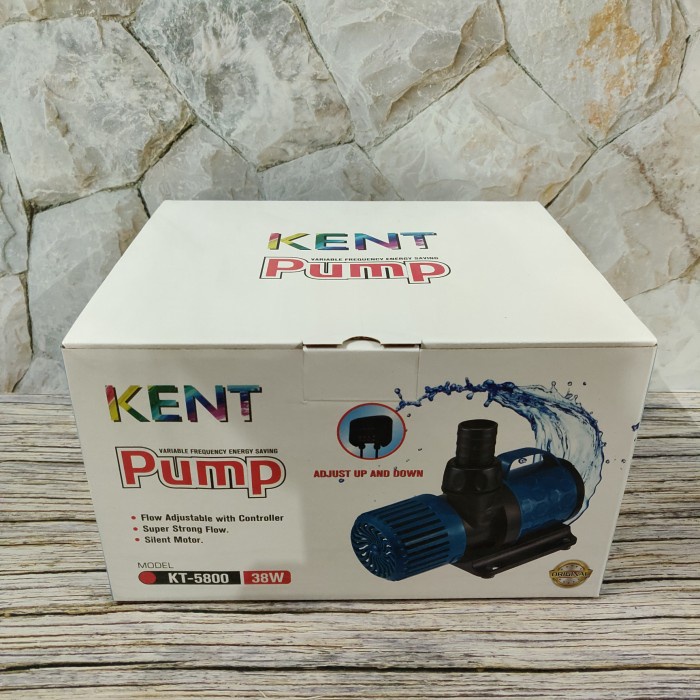 Aquaka New Kent Kt-5800 Pompa Kolam Koi Hemat Listrik Tenaga Kuat